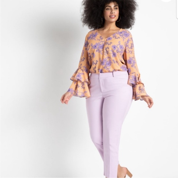 Eloquii Women's Floral Top Sz 18 NWT - Picture 8 of 10